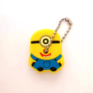 1pcs cartoon Silicone Protective key Case Cover For key Control Dust Cover Holder Organizer Home Accessories Supplies