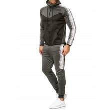 Load image into Gallery viewer, Sweat Suits Clothing Casual Summer Tracksuits Stand Collars Streetwar Tops Mens Button Sport suit 2 piece Men&#39;s suit