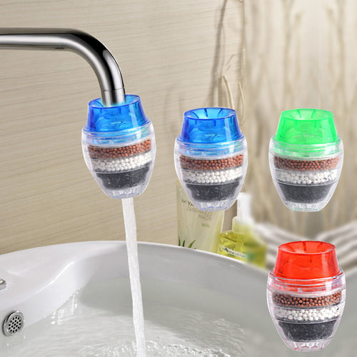 1pc Mini Kitchen Faucet Tap Water Purifier Home Accessories Water Clean Purifier Filter with Filtration Cartridge