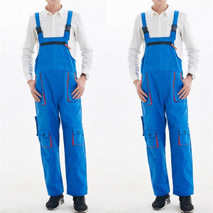 2020 Men's Tooling Bib Heavy Duty Work Jumpsuit Coveralls Overalls Mechanic Indoor House Work wears Male Functional Clothing