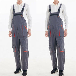 2020 Men's Tooling Bib Heavy Duty Work Jumpsuit Coveralls Overalls Mechanic Indoor House Work wears Male Functional Clothing