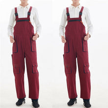 Load image into Gallery viewer, 2020 Men&#39;s Tooling Bib Heavy Duty Work Jumpsuit Coveralls Overalls Mechanic Indoor House Work wears Male Functional Clothing