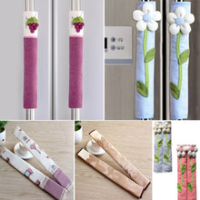 Load image into Gallery viewer, Cloth Handle Cover Door Knob Cover Cotton Refrigerator Handle Gloves Home Tool Accessories Double-door Fridge Door Handle Cover