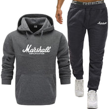 Load image into Gallery viewer, Marshall Sport Suit Hoodie Hooded Men Brand Clothing Casual Cotton Fall / Winter Warm Sweatshirts Men&#39;s Casual Tracksuit Costume