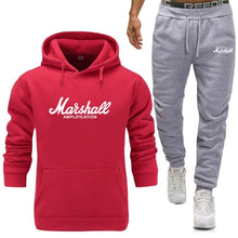 Load image into Gallery viewer, Marshall Sport Suit Hoodie Hooded Men Brand Clothing Casual Cotton Fall / Winter Warm Sweatshirts Men&#39;s Casual Tracksuit Costume