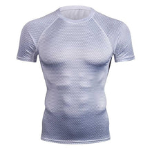 Load image into Gallery viewer, MMA Muscle Men Tracksuit Compression Set T Shirt Men&#39;s Fitness Tights Short Sleeeve Suits Sportswear Gyms Clothing