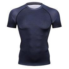 Load image into Gallery viewer, MMA Muscle Men Tracksuit Compression Set T Shirt Men&#39;s Fitness Tights Short Sleeeve Suits Sportswear Gyms Clothing