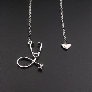 New Stethoscope nurse Necklaces Bracelet Heart 13 Style Pendants Doctors Gifts Jewelry