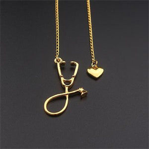 New Stethoscope nurse Necklaces Bracelet Heart 13 Style Pendants Doctors Gifts Jewelry