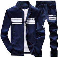 Load image into Gallery viewer, New Spring Autumn Men&#39;s Sporting Suit Set Male Tracksuit Men Clothing Set Casual Sweatshirts Sportswear  5XL,6XL,7XL,8XL,9XL