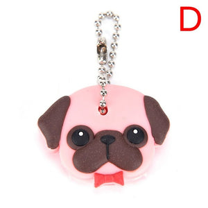 1pcs Cartoon Silicone Protective Key Case Cover For Key Control Dust Cover Holder Organizer Home Accessories Supplies