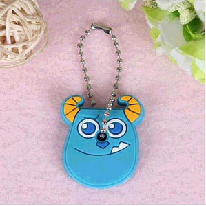 1pcs cartoon Silicone Protective key Case Cover For key Control Dust Cover Holder Organizer Home Accessories Supplies