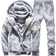 Load image into Gallery viewer, Men&#39;s large size M-9XL New Men&#39;s  Sets Autumn Sports Suit Sweatshirt + Track Pants Clothing For Men 2 pieces Sets Slim Outerwear