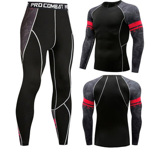 men's thermal underwear male apparel sets autumn winter warm clothe riding suit quick drying thermo underwear men clothing