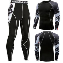 Load image into Gallery viewer, men&#39;s thermal underwear male apparel sets autumn winter warm clothe riding suit quick drying thermo underwear men clothing