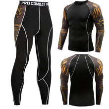 Load image into Gallery viewer, men&#39;s thermal underwear male apparel sets autumn winter warm clothe riding suit quick drying thermo underwear men clothing