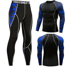 Load image into Gallery viewer, men&#39;s thermal underwear male apparel sets autumn winter warm clothe riding suit quick drying thermo underwear men clothing