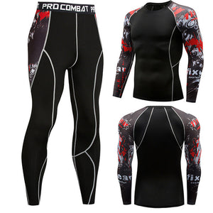 men's thermal underwear male apparel sets autumn winter warm clothe riding suit quick drying thermo underwear men clothing