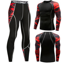 Load image into Gallery viewer, men&#39;s thermal underwear male apparel sets autumn winter warm clothe riding suit quick drying thermo underwear men clothing