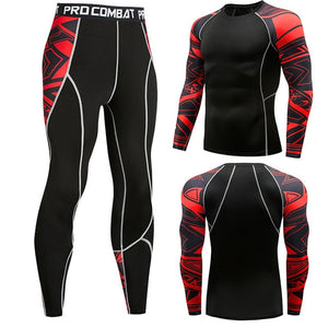 men's thermal underwear male apparel sets autumn winter warm clothe riding suit quick drying thermo underwear men clothing