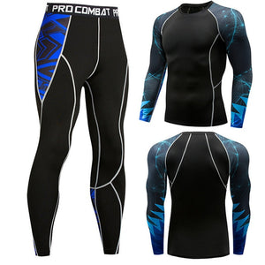 men's thermal underwear male apparel sets autumn winter warm clothe riding suit quick drying thermo underwear men clothing