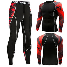 Load image into Gallery viewer, men&#39;s thermal underwear male apparel sets autumn winter warm clothe riding suit quick drying thermo underwear men clothing