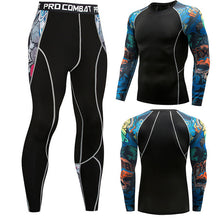 Load image into Gallery viewer, men&#39;s thermal underwear male apparel sets autumn winter warm clothe riding suit quick drying thermo underwear men clothing