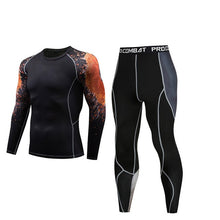 Load image into Gallery viewer, men&#39;s thermal underwear male apparel sets autumn winter warm clothe riding suit quick drying thermo underwear men clothing