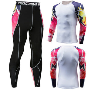 men's thermal underwear male apparel sets autumn winter warm clothe riding suit quick drying thermo underwear men clothing