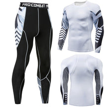 Load image into Gallery viewer, men&#39;s thermal underwear male apparel sets autumn winter warm clothe riding suit quick drying thermo underwear men clothing