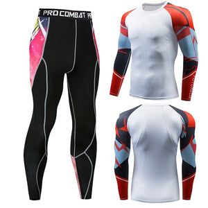 men's thermal underwear male apparel sets autumn winter warm clothe riding suit quick drying thermo underwear men clothing